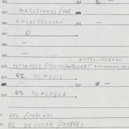 Eastern questionnaire, answ...