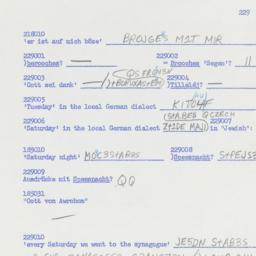 Western questionnaire, answ...