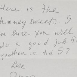 Letter from Isaac B. Singer...