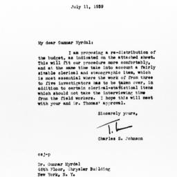 Letter from Charles S. John...