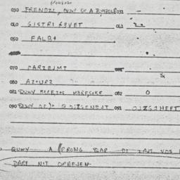 Eastern questionnaire, answ...