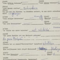 Western questionnaire, answ...