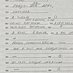 Eastern questionnaire, answ...