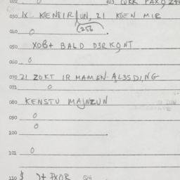 Eastern questionnaire, answ...