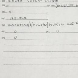 Eastern questionnaire, answ...