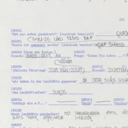 Western questionnaire, answ...