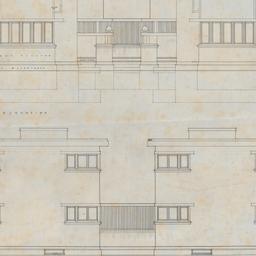 Front, rear elevations