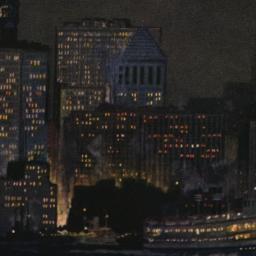 New York by Night.