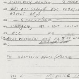 Eastern questionnaire, answ...