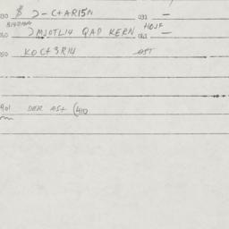 Eastern questionnaire, answ...