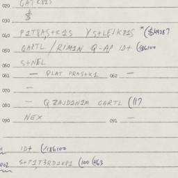 Eastern questionnaire, answ...
