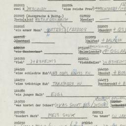 Western questionnaire, answ...