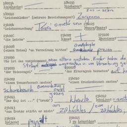 Western questionnaire, answ...