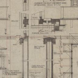 Working drawing #13: Garage...