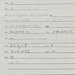 Eastern questionnaire, answ...