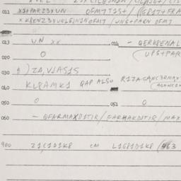 Eastern questionnaire, answ...