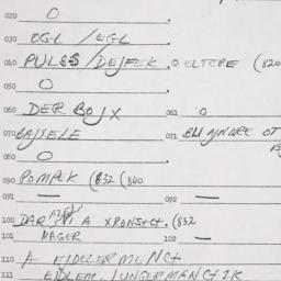 Eastern questionnaire, answ...