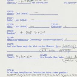 Western questionnaire, answ...