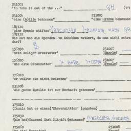 Western questionnaire, answ...