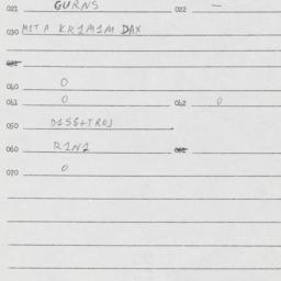 Eastern questionnaire, answ...