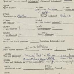 Western questionnaire, answ...