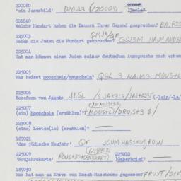 Western questionnaire, answ...