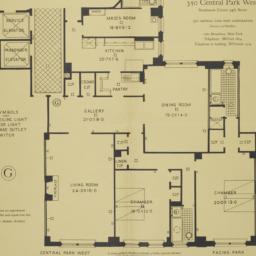 350 Central Park West, G