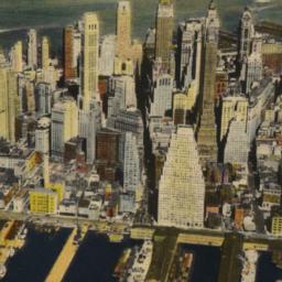 Air View of Manhattan's...
