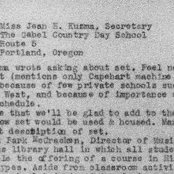 Carnegie Turn-Downs, Music ...