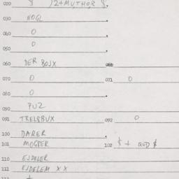 Eastern questionnaire, answ...