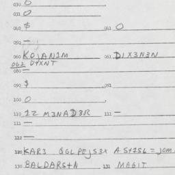Eastern questionnaire, answ...