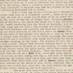 19 November 1945 letter to ...
