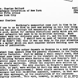 Letter from Gunnar Myrdal t...