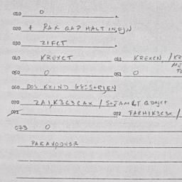 Eastern questionnaire, answ...