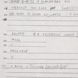 Eastern questionnaire, answ...