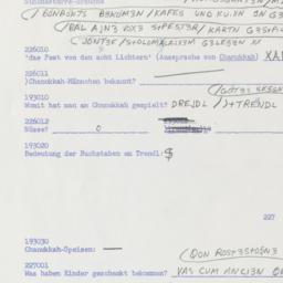 Western questionnaire, answ...