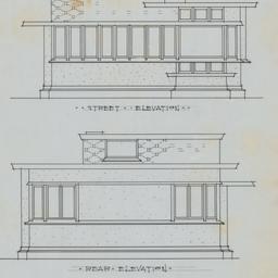 Street, rear elevations