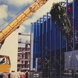 Construction view, placing ...