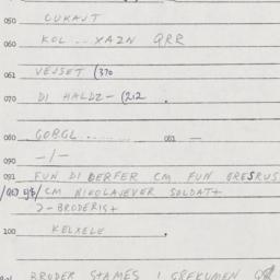 Eastern questionnaire, answ...