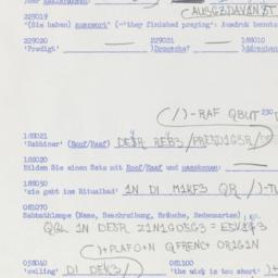 Western questionnaire, answ...