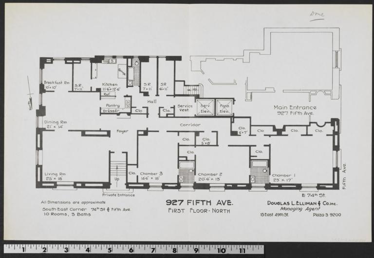 927 Fifth Avenue, First Floornorth The New York real