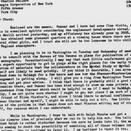 Letter from Samuel A. Stouf...