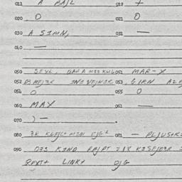 Eastern questionnaire, answ...