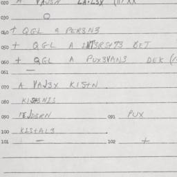 Eastern questionnaire, answ...