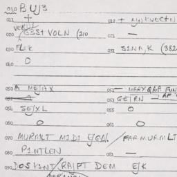 Eastern questionnaire, answ...