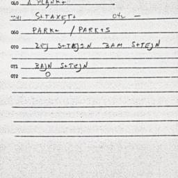 Eastern questionnaire, answ...