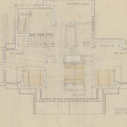 Second floor furniture plan