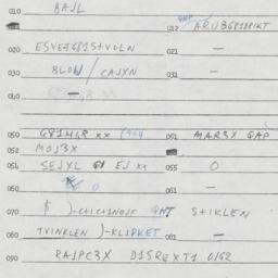 Eastern questionnaire, answ...
