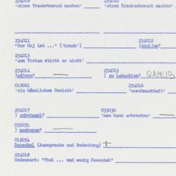 Western questionnaire, answ...