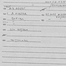 Eastern questionnaire, answ...